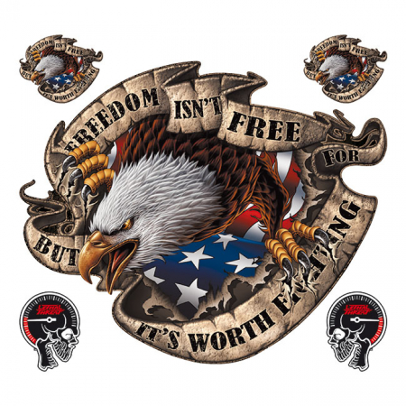 LT FREEDOM ISN''T FREE DECAL