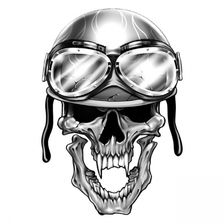 LT HELM SKULL DECAL