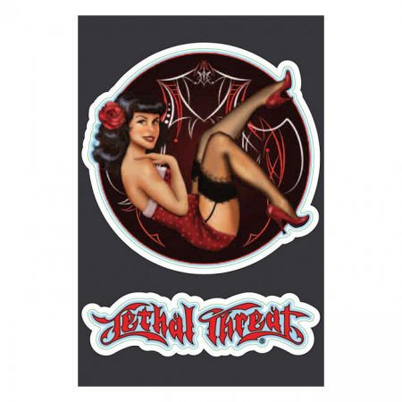 LT PINSTRIPE PIN UP DECAL