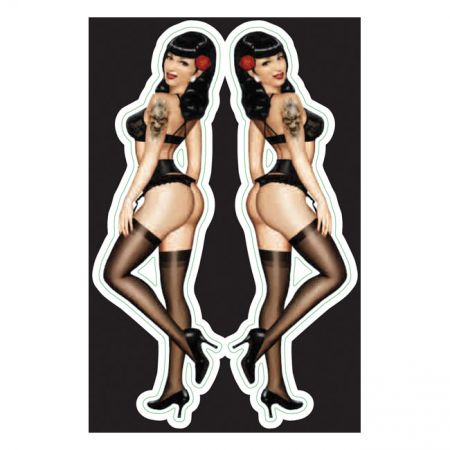 LT VINTAGE PIN UP DECAL