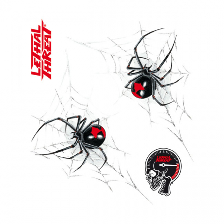 LT BLACK WIDOW SPIDER DECAL