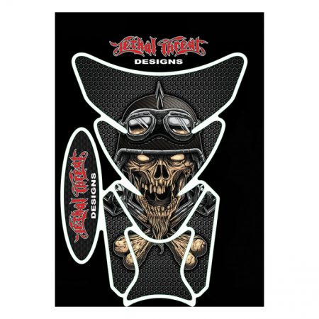 LT BIKER SKULL TANKPAD