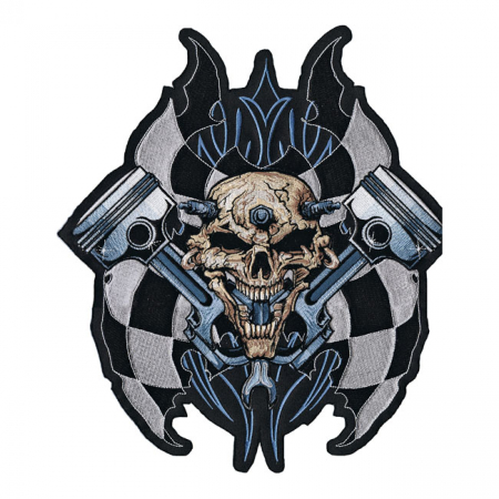 LT SPARK PLUG SKULL PATCH