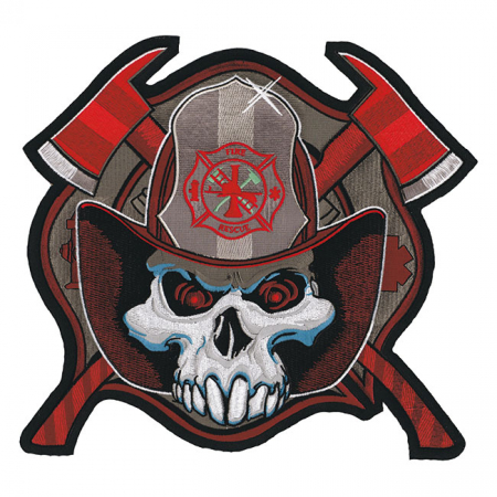 LT FIREMAN SKULL PATCH