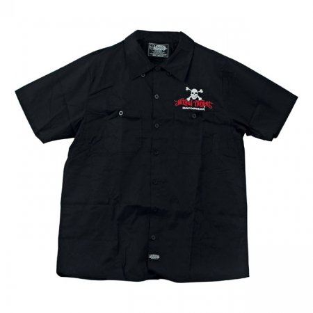 LT ELVIS SKULL WORKSHIRT, M