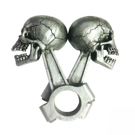 LT DIMENSIONAL EMBLEM PISTON SKULLS