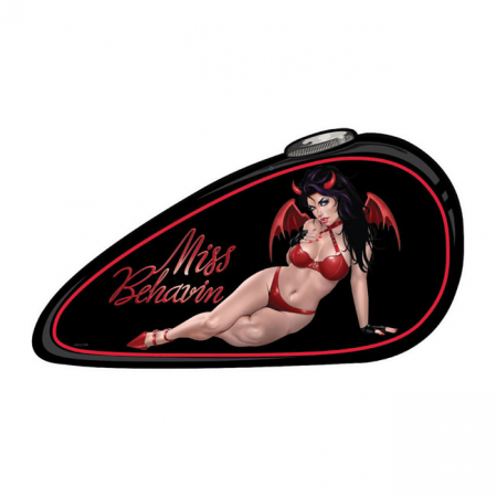 LT GAS TANK SIGN MISS BEHAVIN''