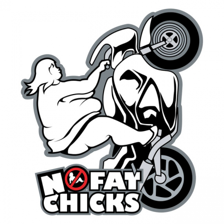 LT MINI DECAL NO FAT CHICKS