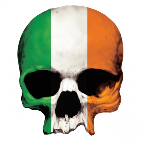 LT MINI DECAL IRELAND SKULL