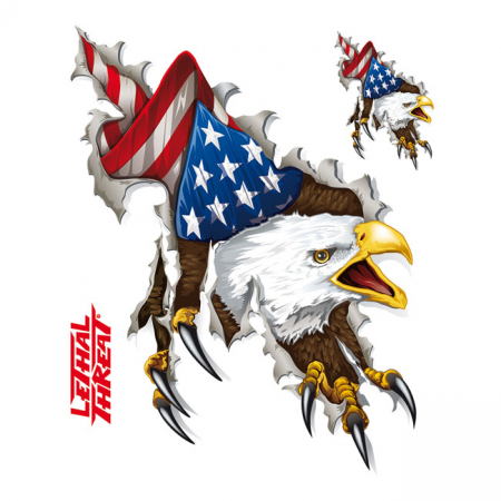 LT RT SHRED EAGLE DECAL SET