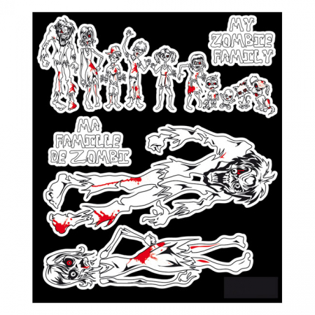 LT ZOMBIE FAMILY DECAL SET