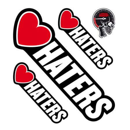 LT HEART HATERS DECAL