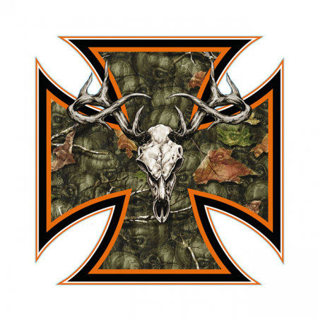 LT HUNTER CROSS DECAL