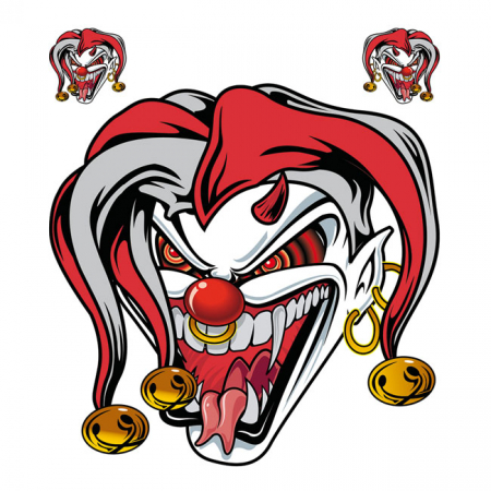 LT JESTER HEAD DECAL