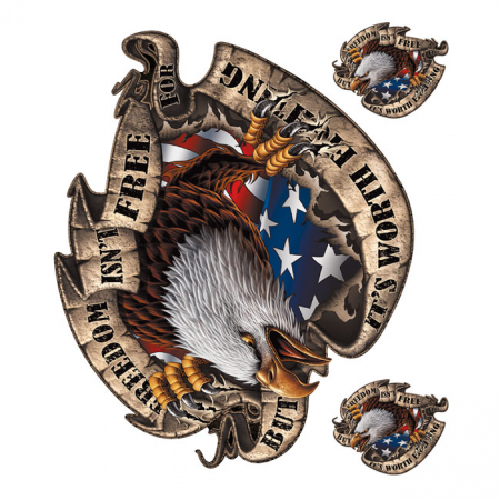 LT FREEDOM EAGLE DECAL