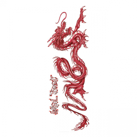 LT RED DRAGON DECAL