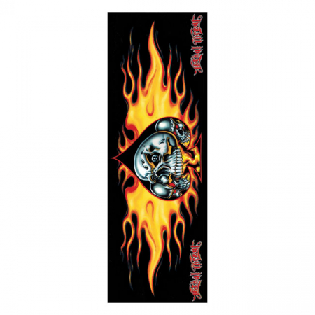 LT FLAME ACE SKULL DECAL