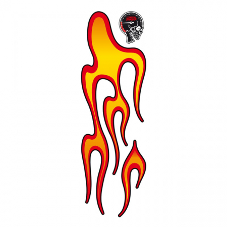 LT FLAME RIGHT LARGE DECAL