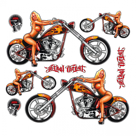 LT CHOPPER GIRL DECAL