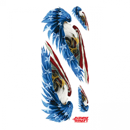 LT FEATHER USA EAGLE LT&RT DECAL