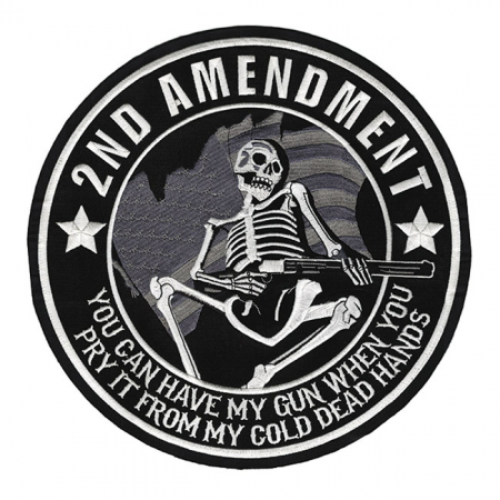 LT LARGE PATCH 2ND AMENDMENT SKELETON