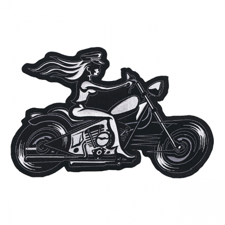 LT LARGE PATCH BIKER CHICK