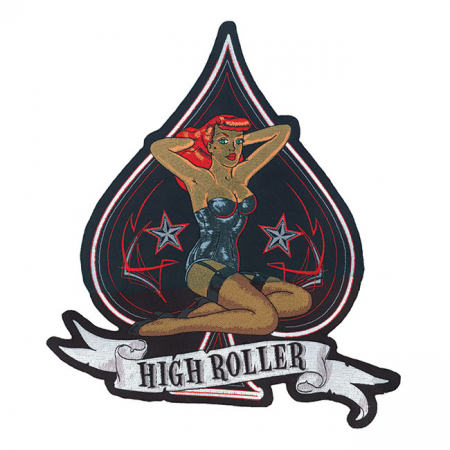 LT LARGE PATCH HIGH ROLLER PIN UP