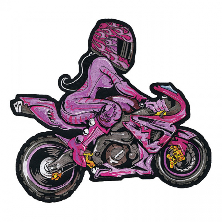 LT LARGE PATCH LADIES SPORT BIKE