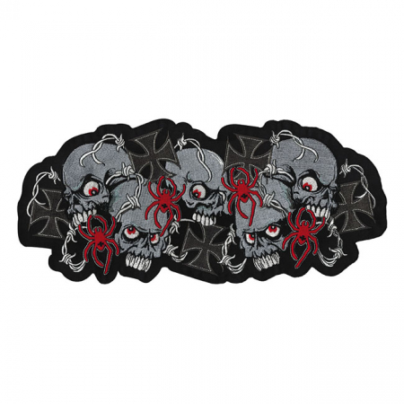 LT SKULL N SPIDERS PATCH