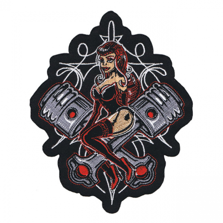 LT PISTON PIN UP GIRL PATCH