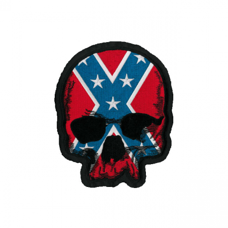 LT REBEL FLAG SKULL PATCH