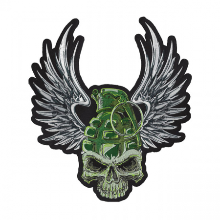 LT GRENADE SKULL PATCH