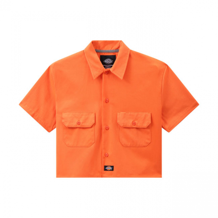 DICKIES SILVER GROVE SHIRT BRIGHT ORANGE