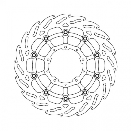 MOTO-MASTER FLAME SERIES FLOATING BRAKE ROTOR