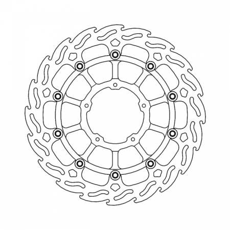 MOTO-MASTER FLAME SERIES FLOATING BRAKE ROTOR