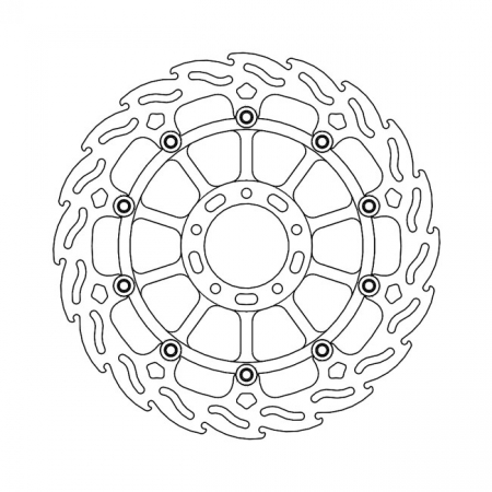 MOTO-MASTER FLAME SERIES FLOATING BRAKE ROTOR