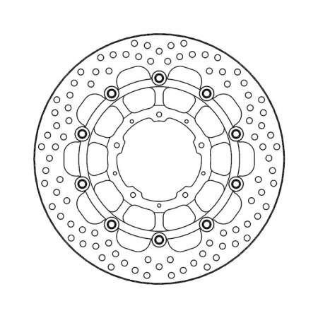 MOTO-MASTER HALO SERIES FLOATING BRAKE ROTOR