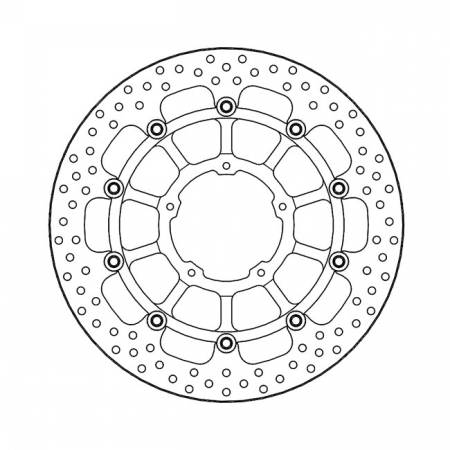 MOTO-MASTER HALO SERIES FLOATING BRAKE ROTOR