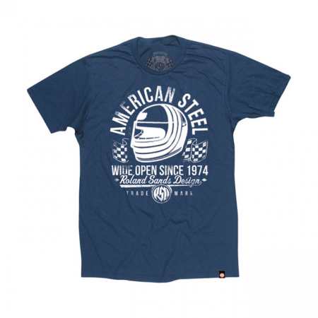 RSD T-SHIRT AMERICAN STEEL NAVY