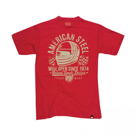 RSD T-SHIRT AMERICAN STEEL RED