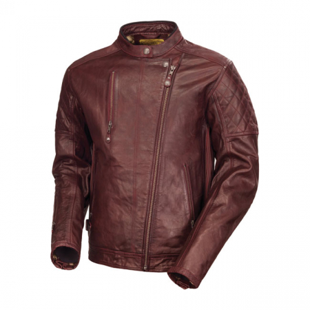 RSD LEATHER JACKET CLASH OXBLOOD