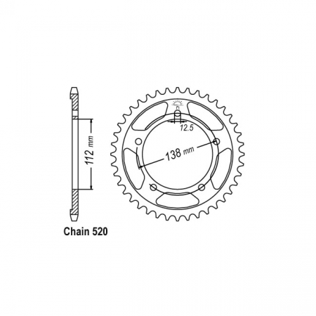 JT REAR SPROCKET 1316.39