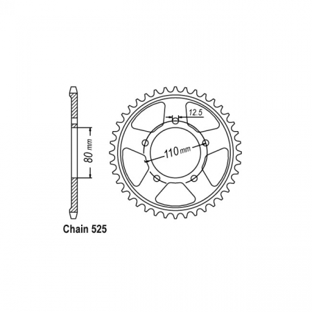 JT REAR SPROCKET 1331.42