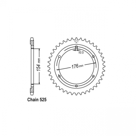 JT REAR SPROCKET 1346.43