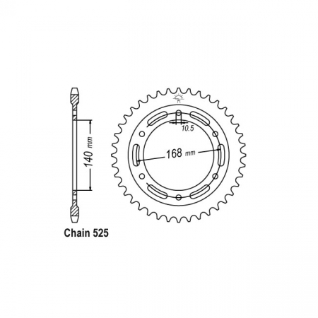 JT REAR SPROCKET 3.47