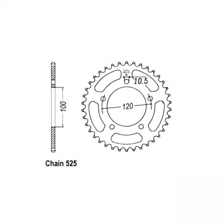 JT REAR SPROCKET 702.46