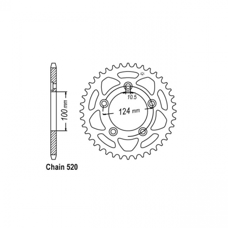 JT REAR SPROCKET 746.43