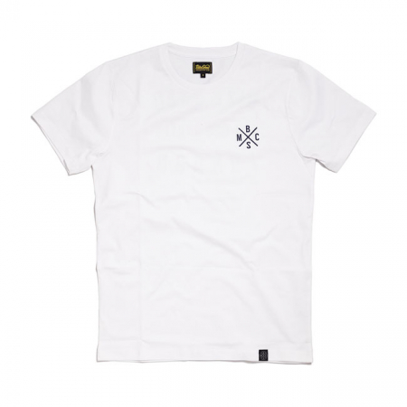 BSMC LONDON ROCKER T-SHIRT WHITE