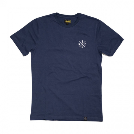 BSMC LONDON ROCKER T-SHIRT NAVY