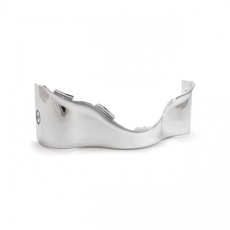 LOWER OUTER BATWING FAIRING TRIM SKIRT. CHROME